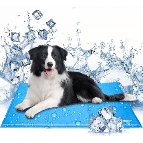 Kühlmatte für Hunde und Katzen, mit ungiftigem Gel, selbstkühlend, 90 x 50 cm (1/4)