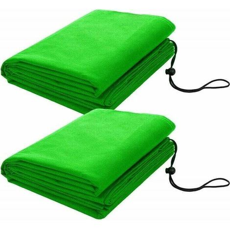 SABIR Lot de 2 Protection d'hiver pour plantes 80x60cm, protection d'hiver contre le gel pour plantes, housse de protection d'hiver pour plantes réutilisable avec fermeture à (1/4)