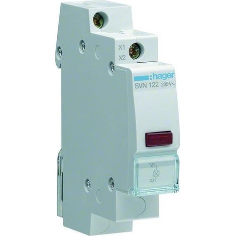 Modulare Lampe 1-phasig rot 230V AC SVN122 (1/5)