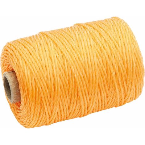 Draper 27425 Orange Propylene Polypropylene Brick Line, 100M Length (1/2)