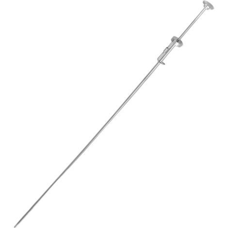 Tube d'insémination bovin en acier inoxydable 304, extrémité avant lisse pour pipette 0.25ml 0.5ml, cathéter d'élevage. (1/5)