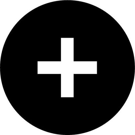 Étiquette bouton ' coup de poing ' noir + EATON M22-XDP-S-X4
