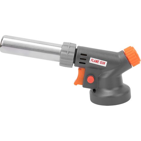 Chalumeau à gaz portable 1500℃, pistolet de soudage à allumage électronique réglable pour extérieur (1/5)
