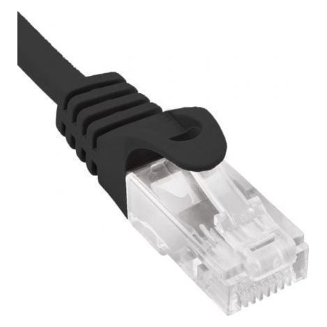 Cable de Red RJ45 UTP Phasak PHK 1852 Cat.6/ 25cm/ Negro