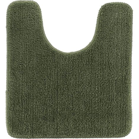 Mikrofaser-wc-konturmatte 45x50 cm latexunterseite - khaki - Tendance