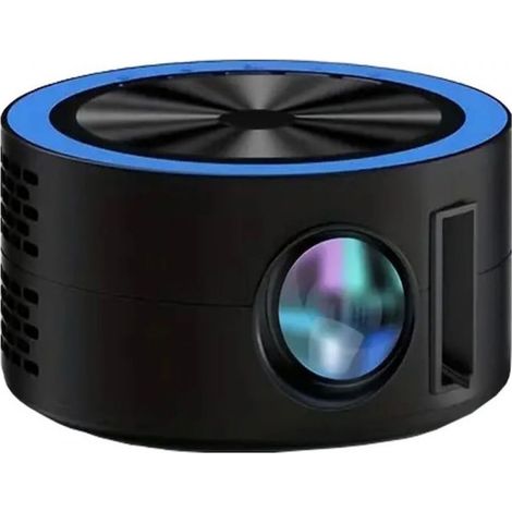 Projecteur Mini - 1080P - Décodage 4K - Miroir Écran Smartphone - 30 À 120 Pouces - 200 À 500 Lumens ANSI - Correction Keystone Verticale ±15° - 1 Pièce