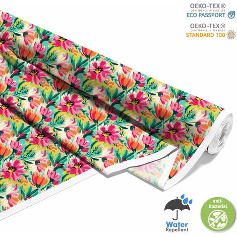 Outdoor dekostoffe oxford - Blumen - DX2707 (1/5)