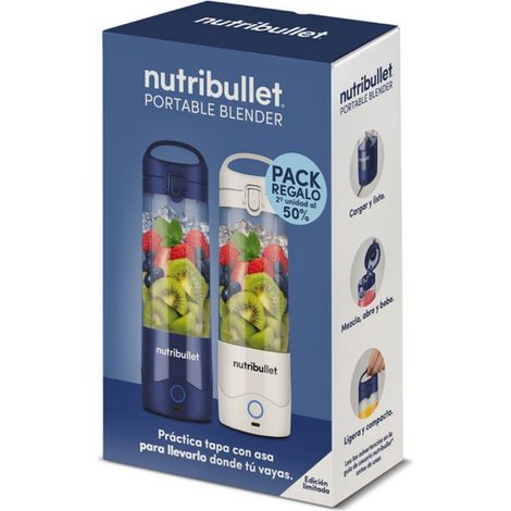 BATIDORA NUTRIBULLET NBP003W + NBP003NBL