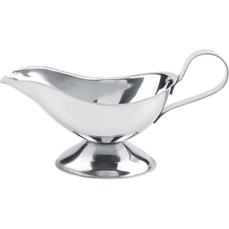 Bateau à Sauce en Acier Inoxydable pour Steak et Assaisonnement (150ml) - Récipient de Cuisine Professionnel (1/5)