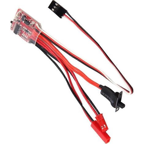 Contrôleur de vitesse ESC 20A pour moteur à balais 260, compatible avec les camions/chenillés télécommandés (1/5)
