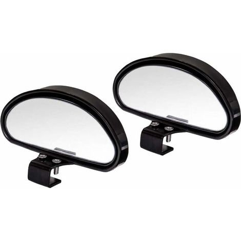 Supervised Driving Rearview Mirror, Blind Spot Mirror, Blind Spot Mirror for All Cars - Adjustable Angle Convex Mirror (2 Pcs) 150mm x 55mm - Versailles, Sunny