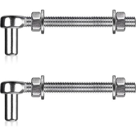 2 Pièces Charniere Portail, M16 X 150 Mm Charnière à Boulon Gond Portail Charniere Porte Lourde Charniere Porte Exterieur Portail de Jardin Portes de Ferme (1/5)