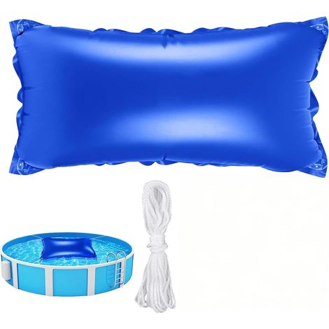 Cojín de piscina de invierno resistente al frío e impermeable, kit de invierno, cojín de aire para piscina, almohada de invierno impermeable 240 x 120 cm para piscina