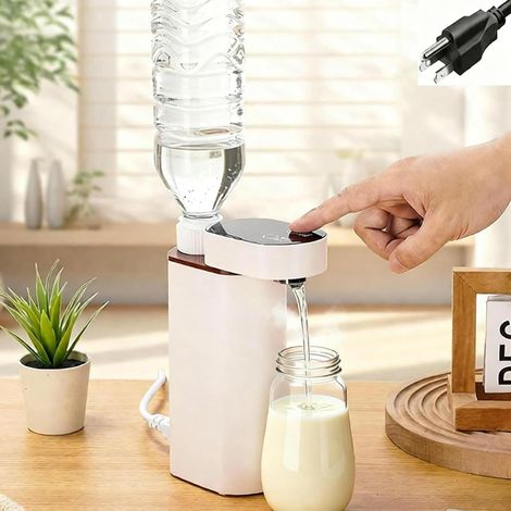 Bouilloire Electrique Portable, Bouilloire Voyage Rechargeable, Equipé d'un Ecran Hd Etanche, Bouilloire Portable pour La Maison, Le Bureau et Les Activités en Plein Air, Blanc (1/5)