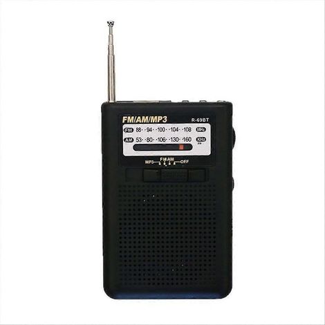 FM/AM-MP3-Radio mit Display, Lautsprecher, 88–108-MHz-Band, TF-Karten-kompatibel, Kopfhöreranschluss, Mini-Taschenradio A (1/5)