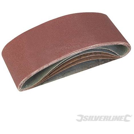Nastri abrasivi 75 x 457mm in ossido di alluminio per levigatrici a nastro offerta silverline-Grana 40
