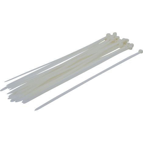 Assortimento fascette per cavi bianche 8,0 x 400 mm 30 pz. (1/2)