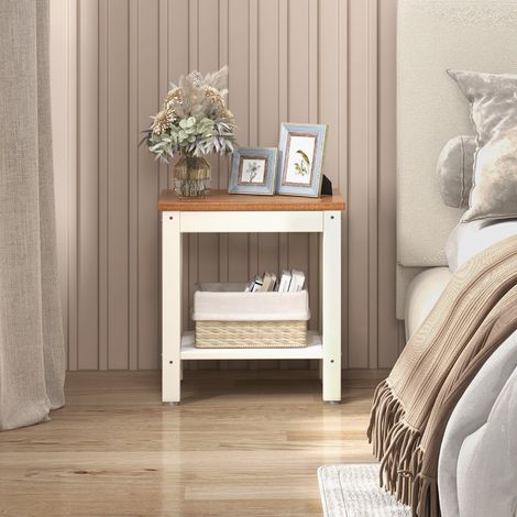 Tabouret Salle de Bain 2 Niveaux Imperméable Antidérapant Étagère Rangement Chaise Enfants Brun CWXT6357 DESIGN IN (1/3)