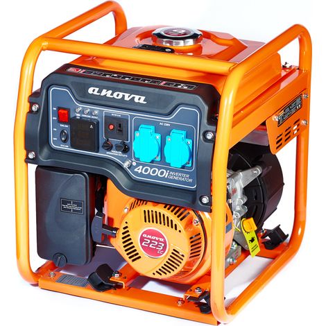 Goupe électrogène thermique - Moteur 4 temps 223cc - Puissance 3800W - Autonomie 6H/Réservoir - Réservoir 9L - GI4000 ANOVA