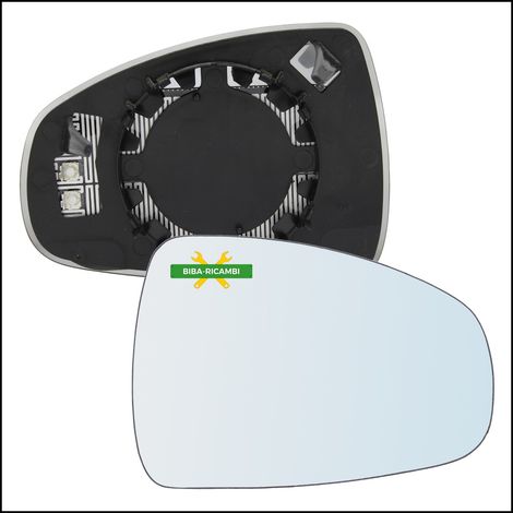 Piastra retrovisore termica lato dx-passeggero per audi a1 (8x) dal 2010&gt