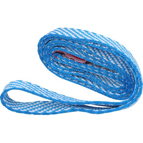 Sangle d'escalade Camnal 60 cm, ceinture robuste pour alpinisme et randonnée, corde plate bleue extérieure