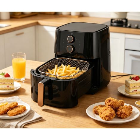 Panier externe pour friteuse sans huile Aigostar 7L, revêtement antiadhésif, accessoire de remplacement durable, compatible avec friteuse électrique de grande capacité pour usage domestique (1/3)