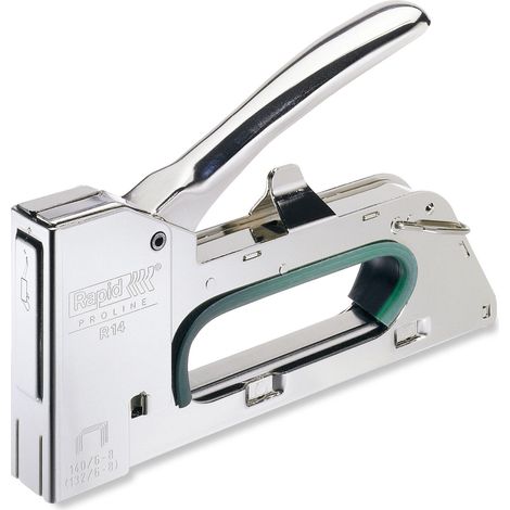 Rapid 20511450 Rapid R14E Graffatrice PRO, Acciaio