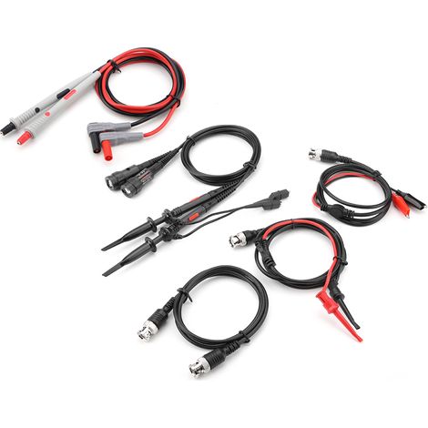 Cordons de test pour multimètre oscilloscope P1260D avec mâchoires de type Pike et sondes interchangeables (1/5)