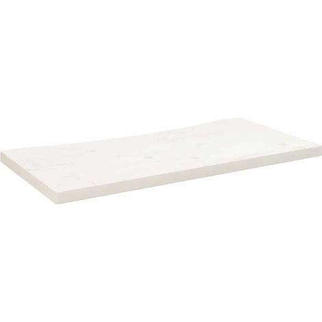 Maison Exclusive - Dessus de bureau blanc 80x40x2,5 cm bois massif de pin