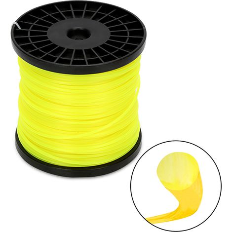 Fil de coupe 100M Fil de tonte pour débroussailleuse Rund 2.4mm - Gelb