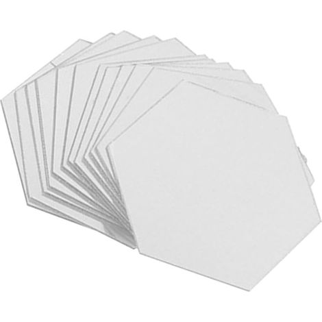 stickers muraux hexagonaux autocollants effet miroir en (1/5)
