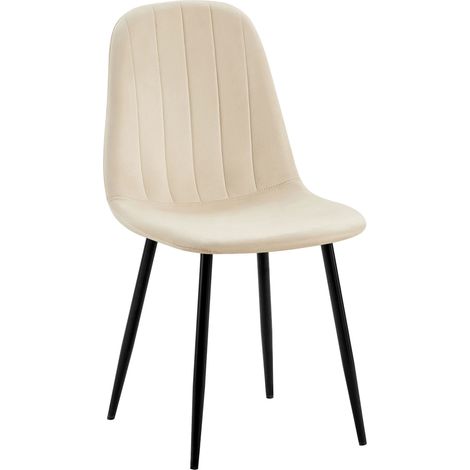 Esszimmerstuhl Baxter Samt creme (1/5)