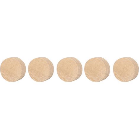 Lot de 5 clés d'eau pour trombone, en liège, pièces de rechange pratiques pour instrument de musique.-0.9x0.9x0.4cm (1/2)
