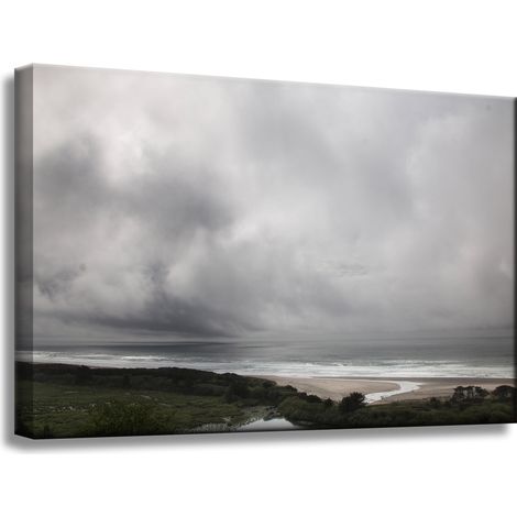 Leinwanddruck Natur „Mündung zum Meer“ 60 x 40 cm
