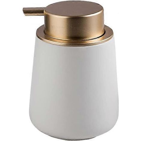 Filiyano-Pompe à savon en céramique, distributeur de lotion de 400 ml, flacon pompe à savon pour les mains, pompe à savon en céramique (1/4)