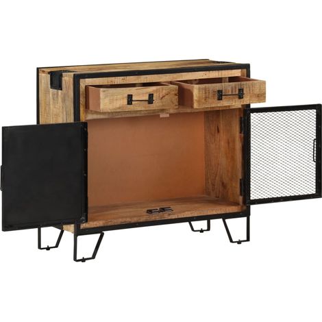 Maison Exclusive - Credenza 80x31x71 cm in Legno Massello di Mango Grezzo