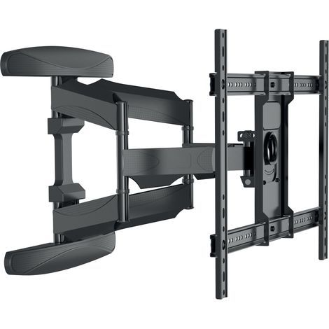 DIGIQUEST Staffa a parete, supporto tv Pantografo Regolabile 40''/80'' ATC408, Nero, per migliorare la visuale del proprio tv