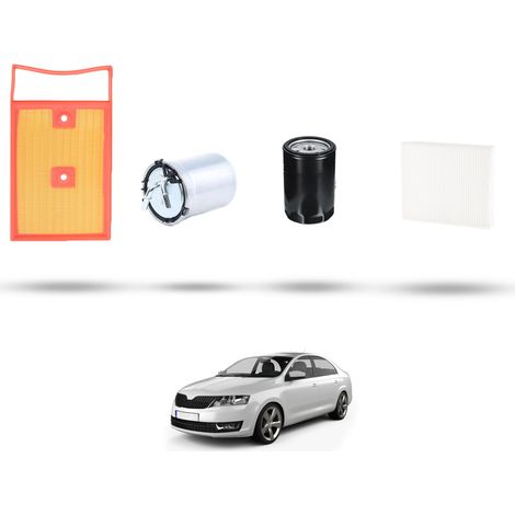 Kit tagliando 4 filtri compatibile con Skdoa Rapid (NH3,NH1) 1.4 TDI 66kw dal 2015 (1/5)