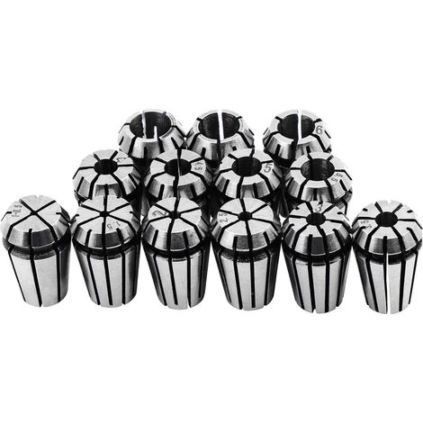 Lot de 13 colliers de serrage ER11, mandrin de serrage ER11, support de serrage à ressort ER11 de 1 à 7 mm pour outil de gravure et de fraisage (1/5)