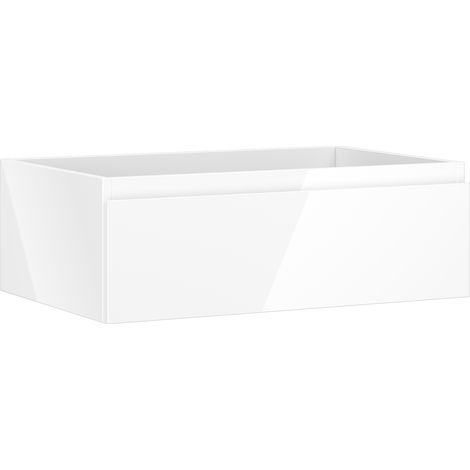 Mexen Orio Badezimmerschrank unter Waschbecken 70 cm, 1 Schublade, weiß glänzend - 91A10-07023-1-BF00