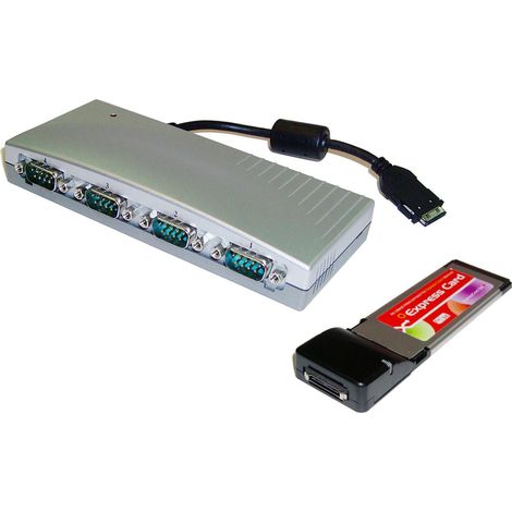 BeMatik - ExpressCard serie RS-232 (4-Port) Tipo PCIE