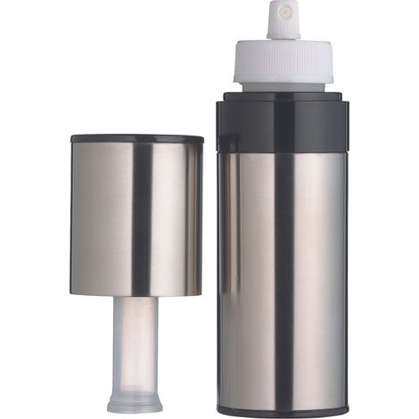 Pulverizador de niebla fina MasterClass, pulverizador de botella de acero para aceite aromatizado, vinagre, agua y más, 150 ml de capacidad, 5 x 5 x 18 cm, 5 años de garantía, 1 unidad