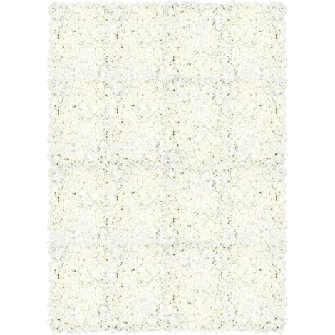 Panel de pared floral, diseño elegante, versátil para eventos, color beige. (1/2)