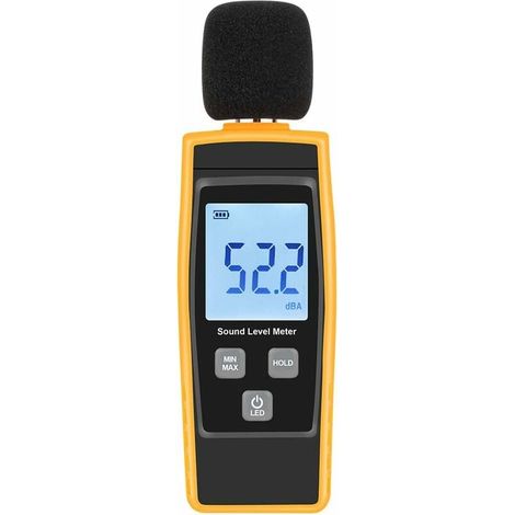 V·RESOURCING 30130 dB Manual Noise Level Tester Decibel Noise Measurement with Backlit Digital LCD Display for Indoor/Outdoor Use [Max/Min/Hand Function]