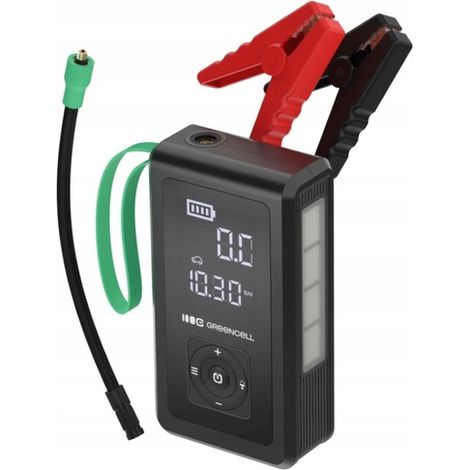 Power bank/booster/pompa a celle verdi 8000 mAh 1000 A (1/5)