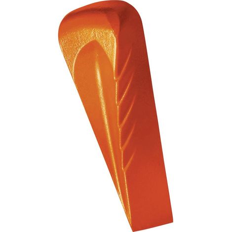 Fiskars – Coin éclateur vrillé 220 mm 2200 g – Acier forgé C40-36-42 HRC – Tête arrondie et bord d’attaque droit – Crans anti-retour