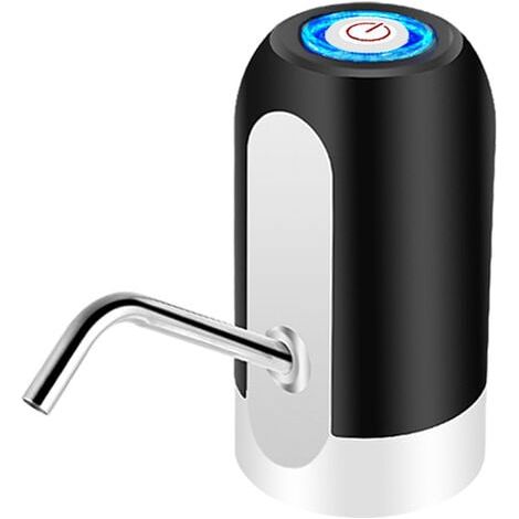 1pc noir Distributeur d'eau en Bouteille Automatique - Chargeur USB, en Acier, sans BPA, Eau Froide (1/4)