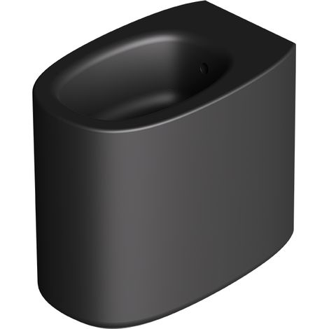 IDILLA Bidet monobloc. Noir mat. Bonde. Kit fix