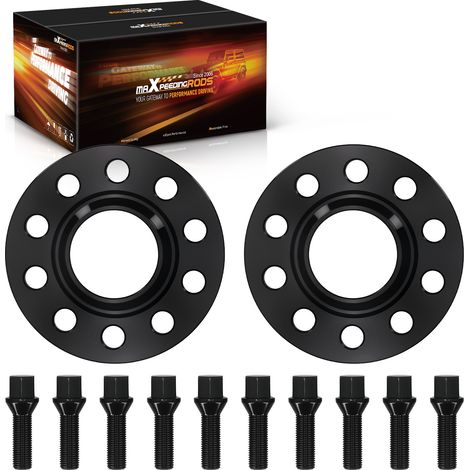 10mm 5x112 Black Wheel Spacers for Mercedes E-Class E53 2018-2020 66.6mm Hub