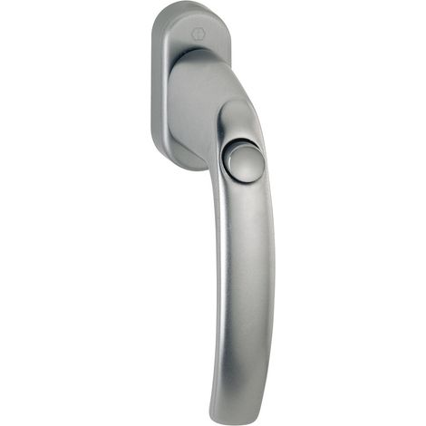 HOPPE® Fenstergriff abschließbar Atlanta 0530SV/U26, ohne Schrauben, Aluminium, 2258110